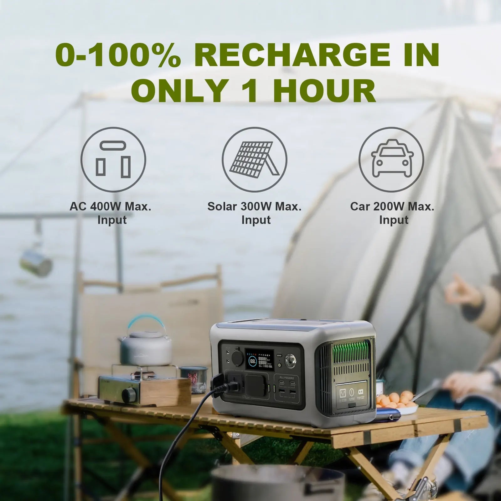 ALLPOWERS R600 Portable Powerstation – Reliable Power for All Your Adventures image 3