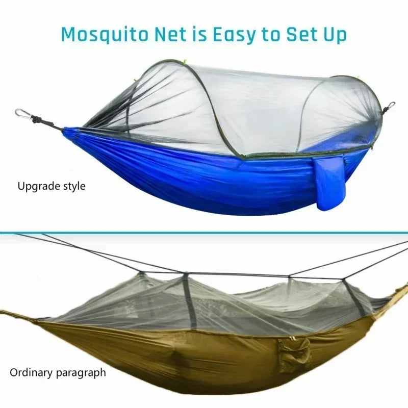 2023 Camping Hammock with Mosquito Net – Lightweight & Portable image 3