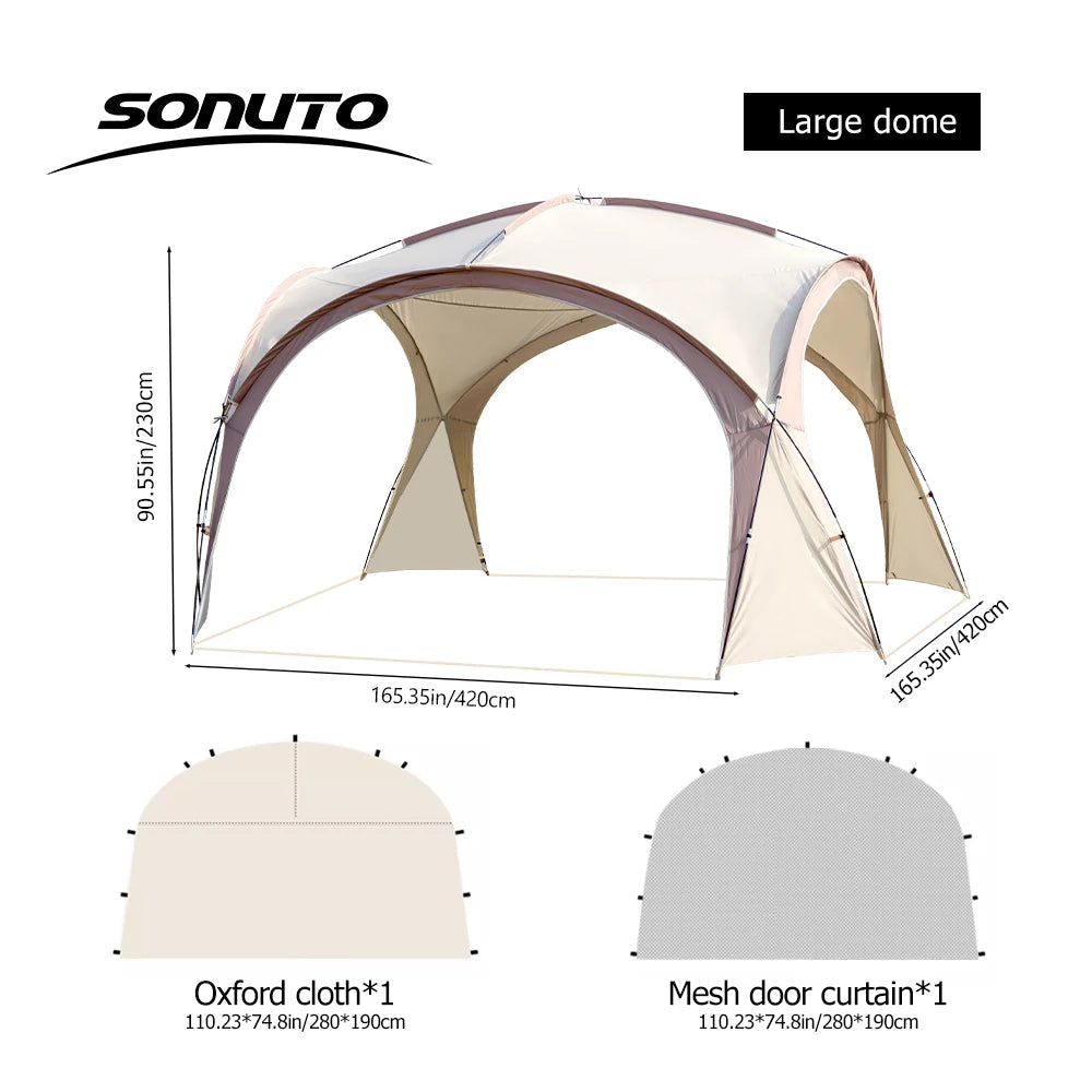 Sonuto Dome Canopy Tent – Spacious Outdoor Shelter for All Adventures image 9