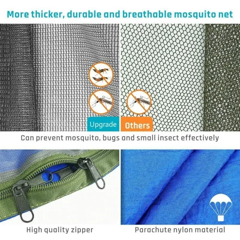 2023 Camping Hammock with Mosquito Net – Lightweight & Portable image 5