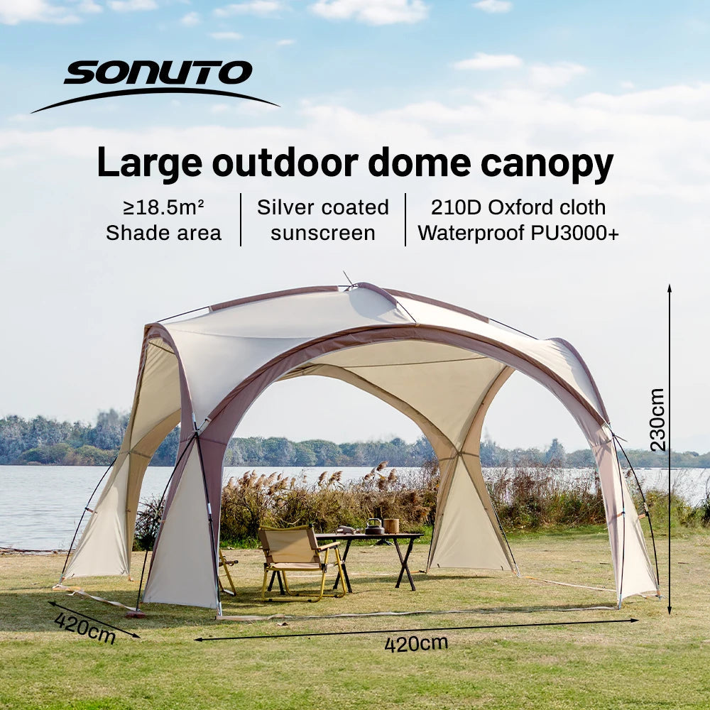 Sonuto Dome Canopy Tent – Extra Large Outdoor Shelter for Camping image 3