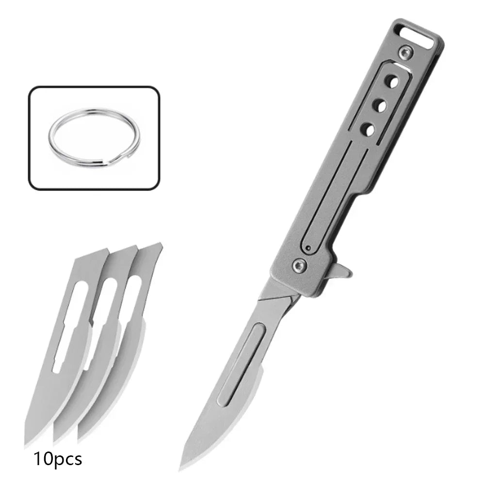 Stainless Steel Double Pipe Emergency Survival Whistle – Portable Keychain Tool image 6