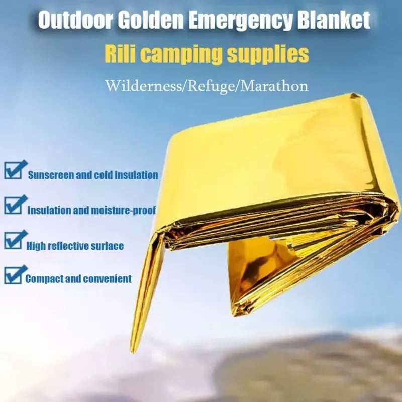 Outdoor Survival Emergency Blanket – Essential Gear for Adventure and Safety image 2