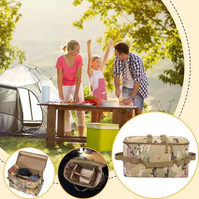 Portable Waterproof Utensil &amp; Seasoning Bag for Outdoor Adventures image 3