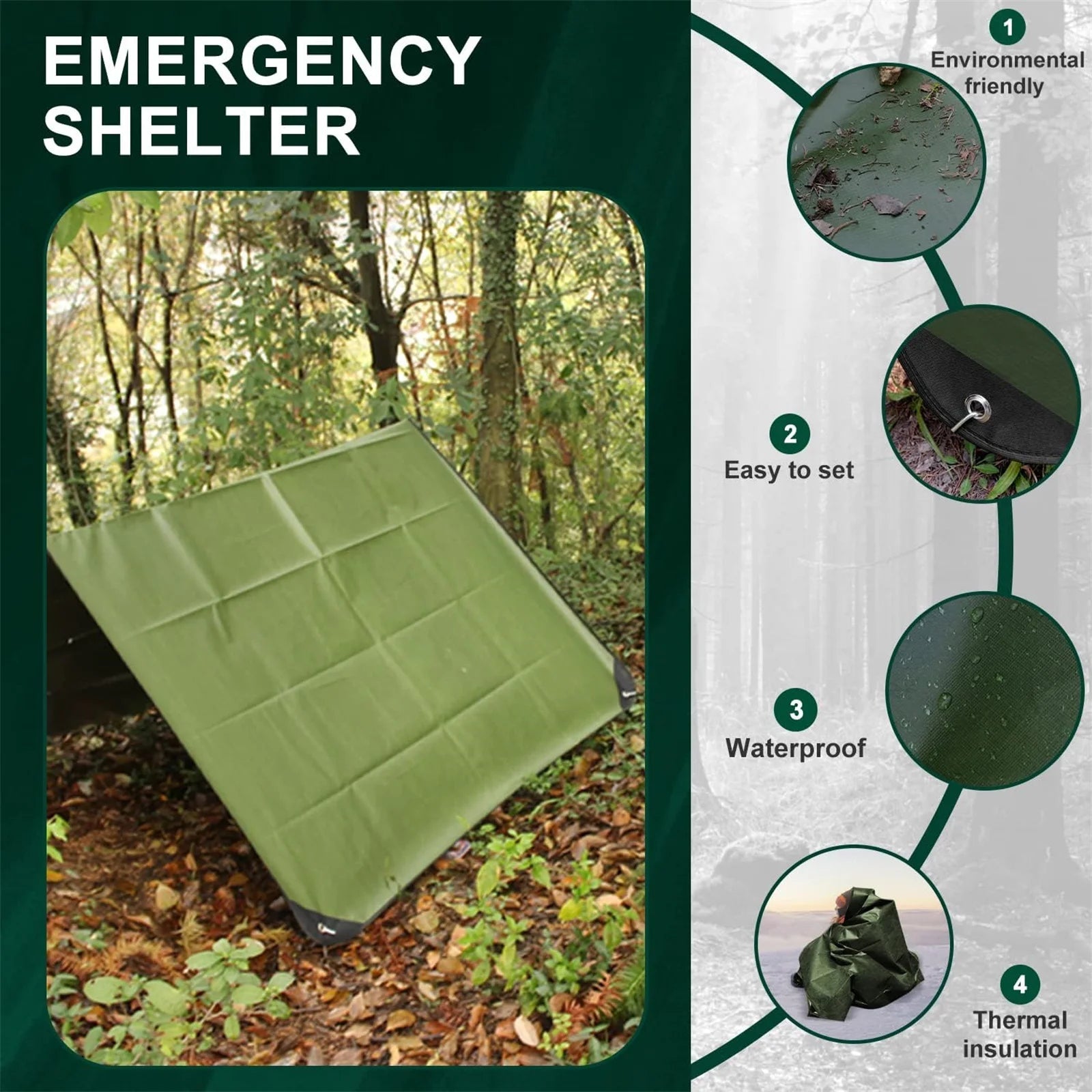 Heavy Duty Survival Blanket – Essential for Any Outdoor Adventure image 4