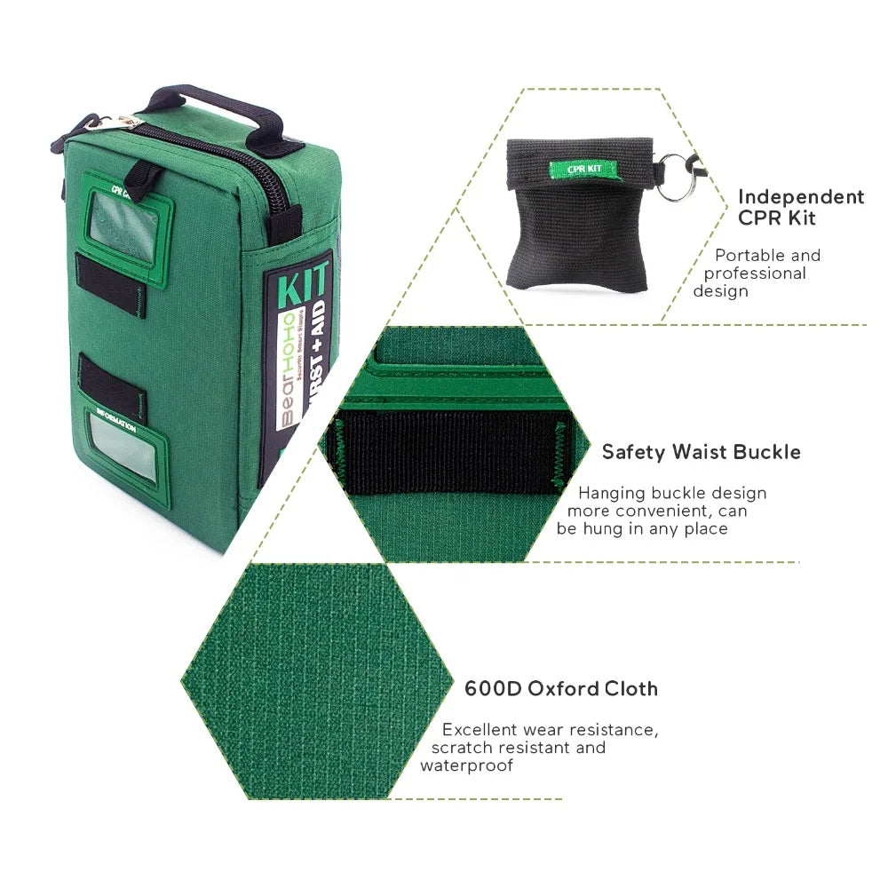 BearHoHo Large Size Handy First Aid Kit Bag – Essential Emergency Companion image 4