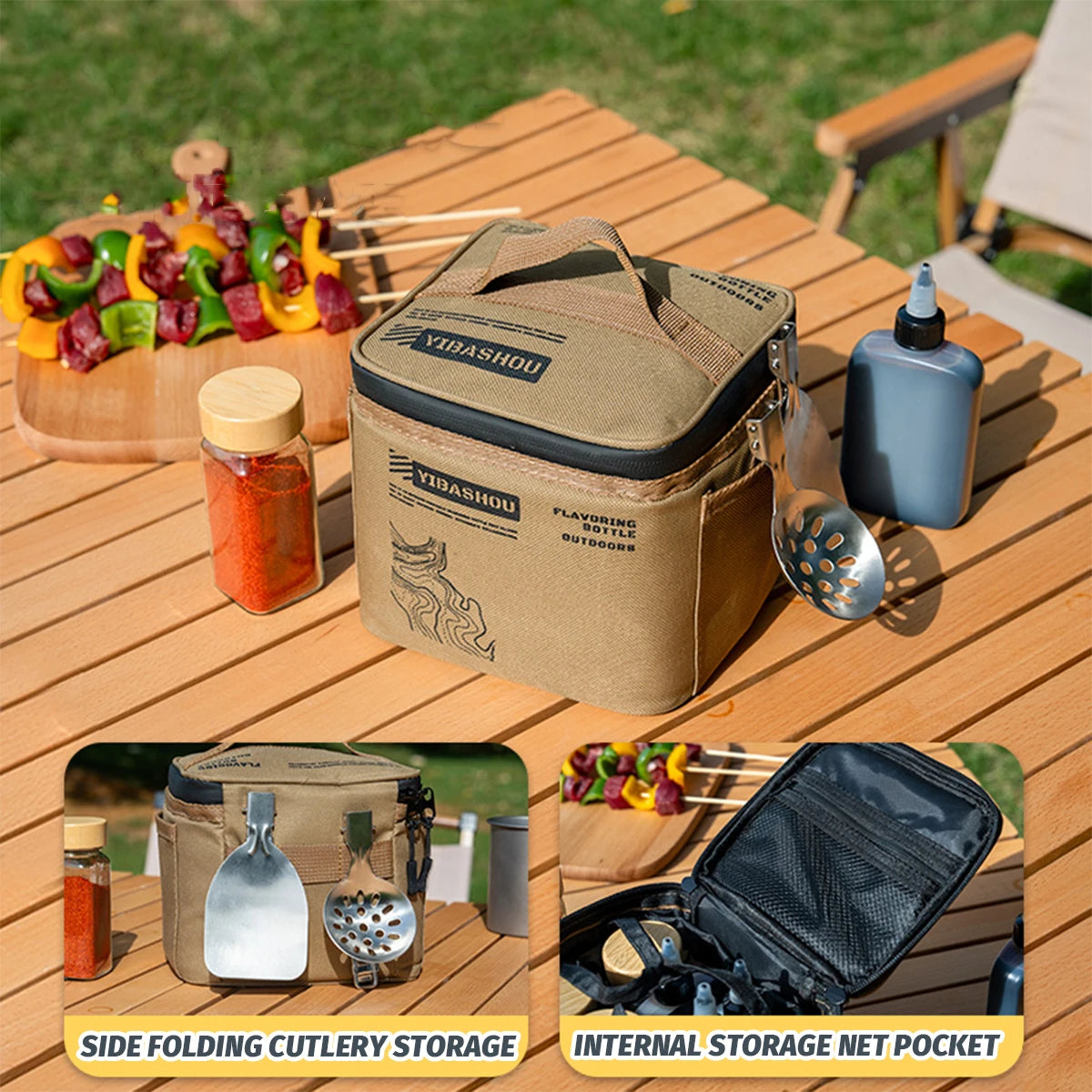 New Tactical Seasoning Bag – Versatile Outdoor Camping and Picnic Companion image 0