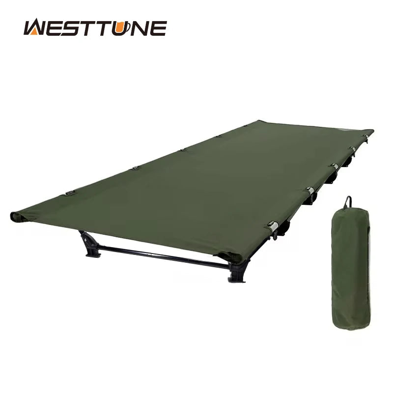 WESTTUNE Camping Cot – Ultralight and Portable Folding Bed for Outdoor Adventures image 0
