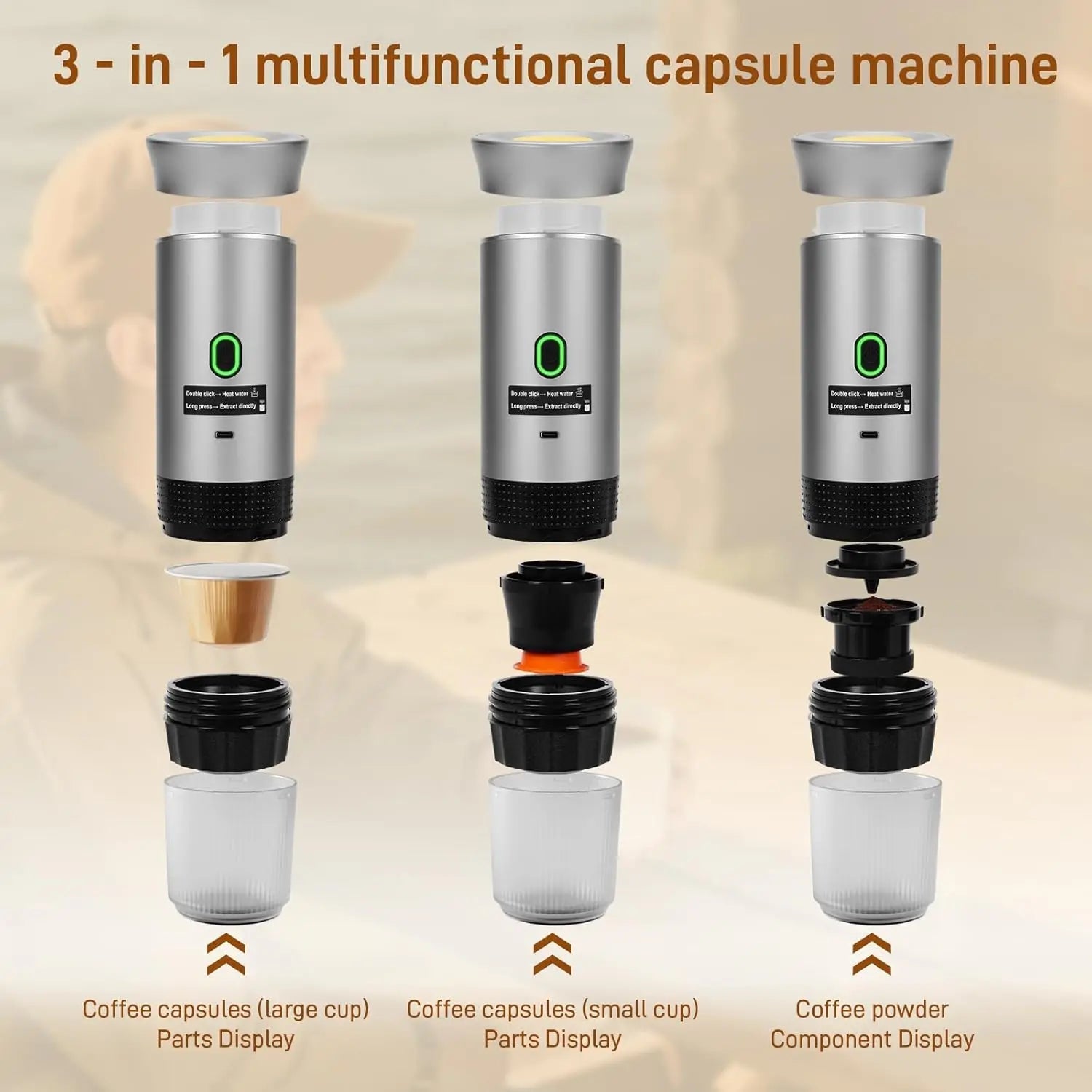 Portable Electric Coffee Machine – Perfect Brew on the Go image 2