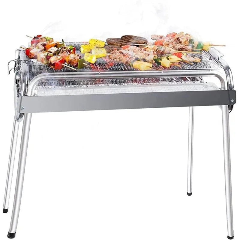 Folding Portable Charcoal Grill – Perfect for Outdoor Cooking Adventures image 0