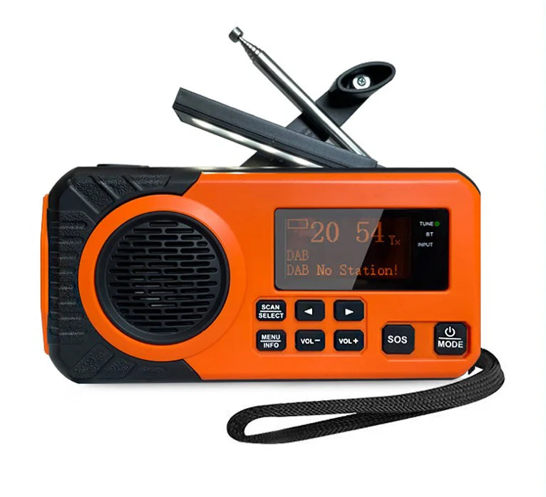Versatile DAB/DAB+/FM Digital Radio with Solar and Hand Crank Recharge image 4