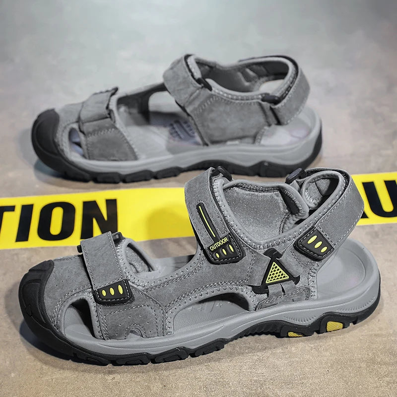 Summer Baotou Men Sandals – Lightweight Outdoor Sports Footwear image 1