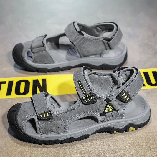 Summer Baotou Men Sandals – Lightweight Outdoor Sports Footwear image 1