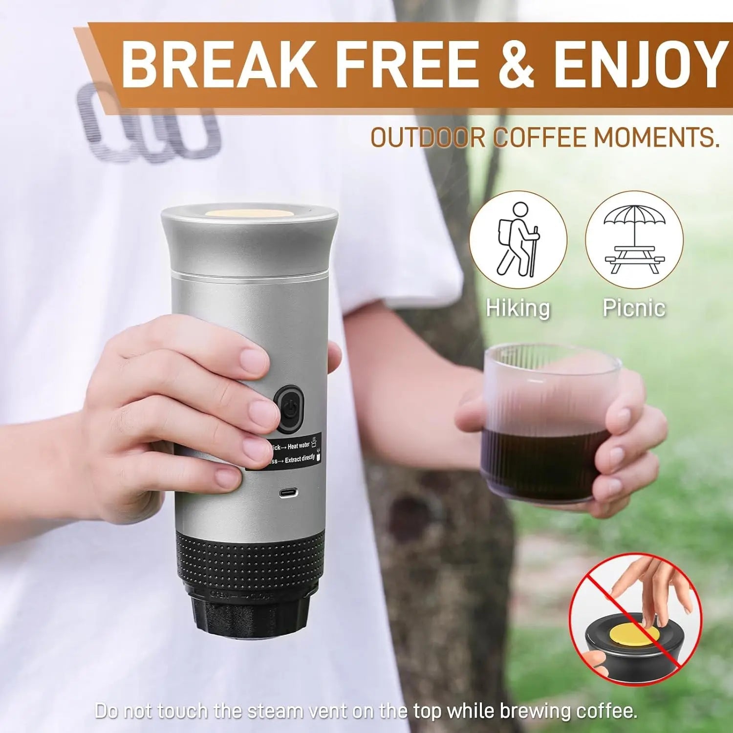 Portable Electric Coffee Machine – Perfect Brew on the Go image 3