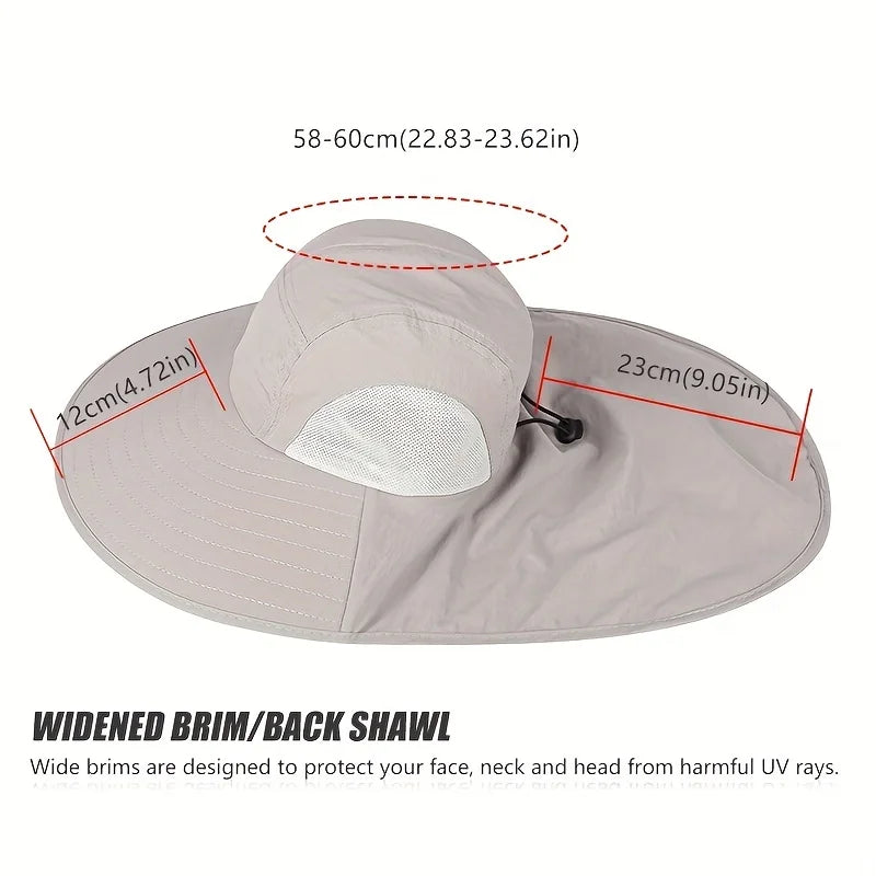 Men's Wide-Brimmed Sun Hat – Perfect for Outdoor Adventures image 3