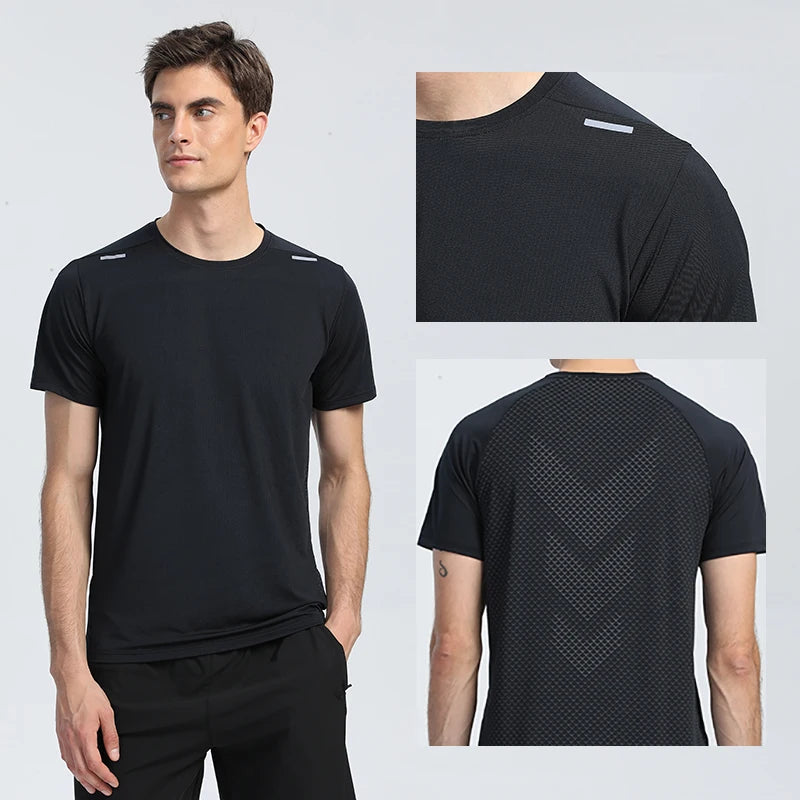 Quick Dry Men's Running T-Shirt – Perfect for Fitness and Casual Sportswear image 1