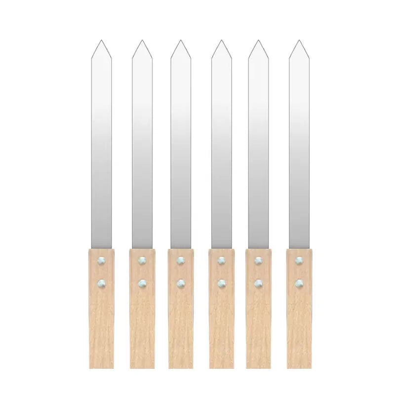 Kabab Koobideh Skewers – Premium Stainless Steel BBQ Tools - 6pcs Kobide Skewers image
