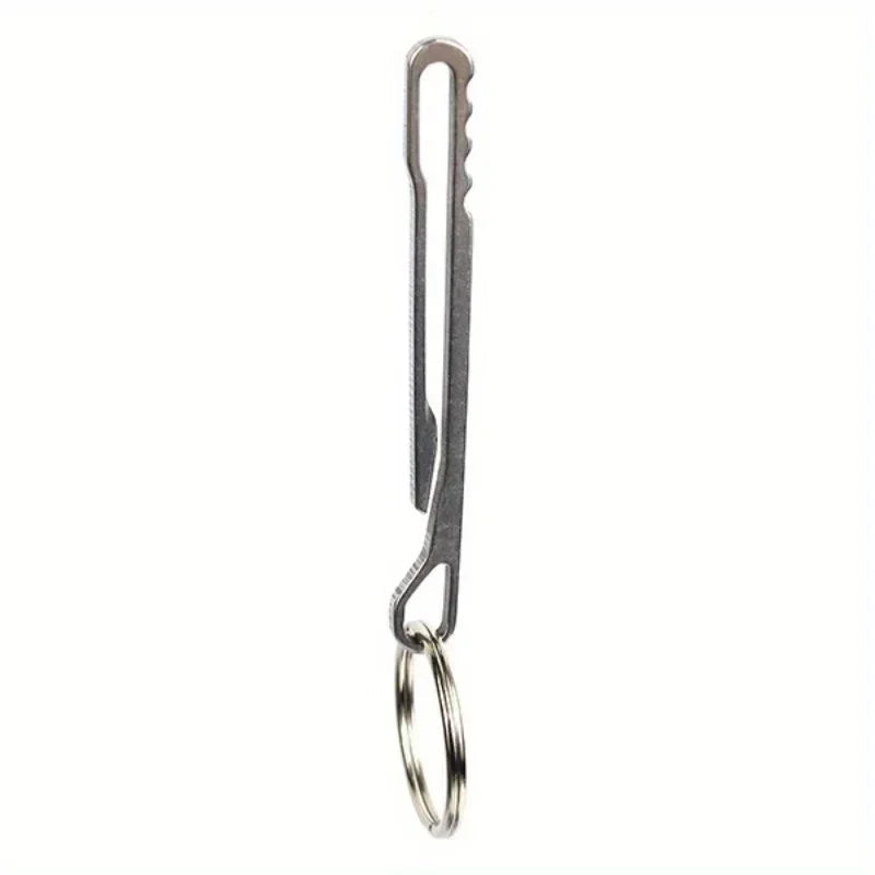 1PC EDC Outdoor Multifunction Tool – Stainless Steel Keychain and More image 6
