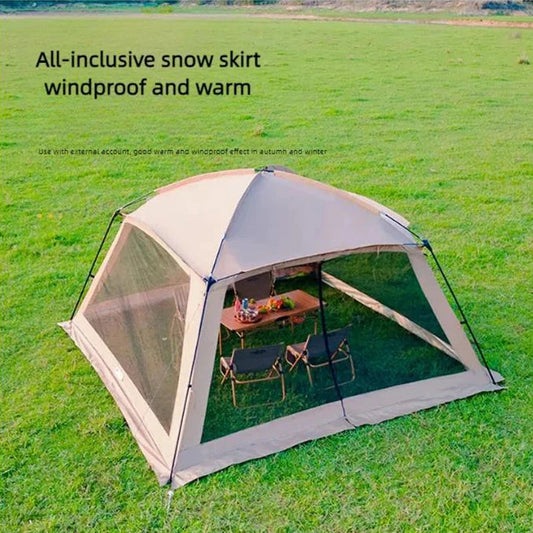 Outdoor Camping Mosquito Nets Tents – Sunshade Canopy for 6-15 Persons image 1