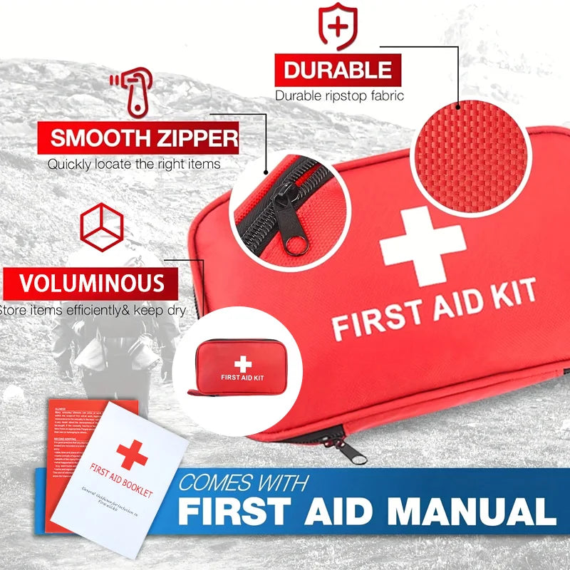 Essential Family Car Travel First Aid Kit – 198 Pieces for All Occasions image 2