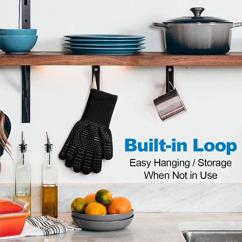 Heat-Resistant Silicone Oven Gloves for Safe Cooking &amp; Grilling image 5