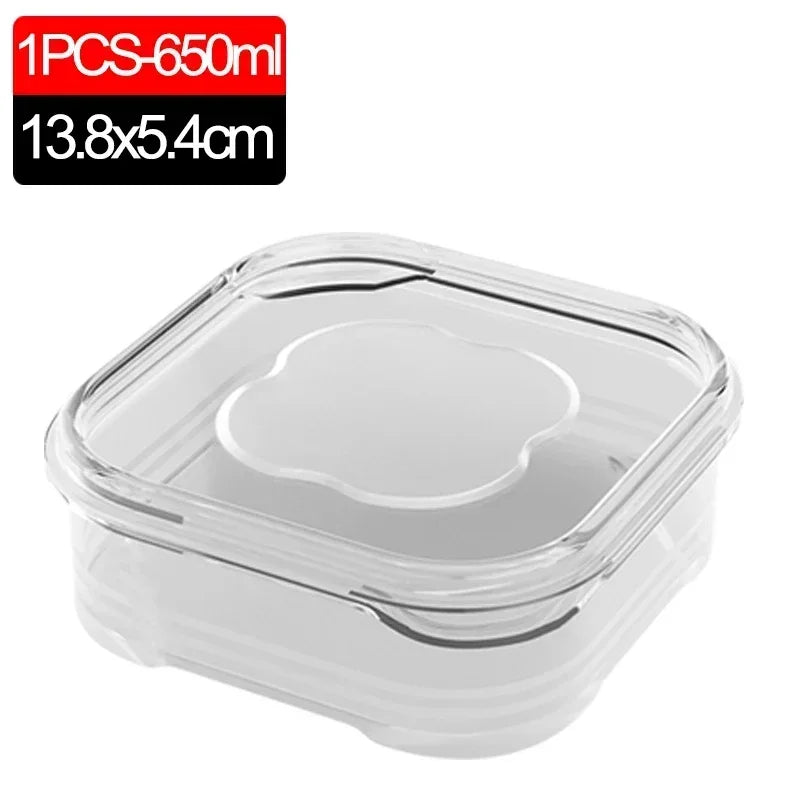 1/10PC Small Food Preservation Boxes – Transparent Kitchen Storage Solution image 6