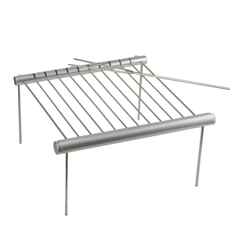 Portable Barbecue Grill – Stainless Steel Foldable Mini BBQ for Outdoor Cooking image 6