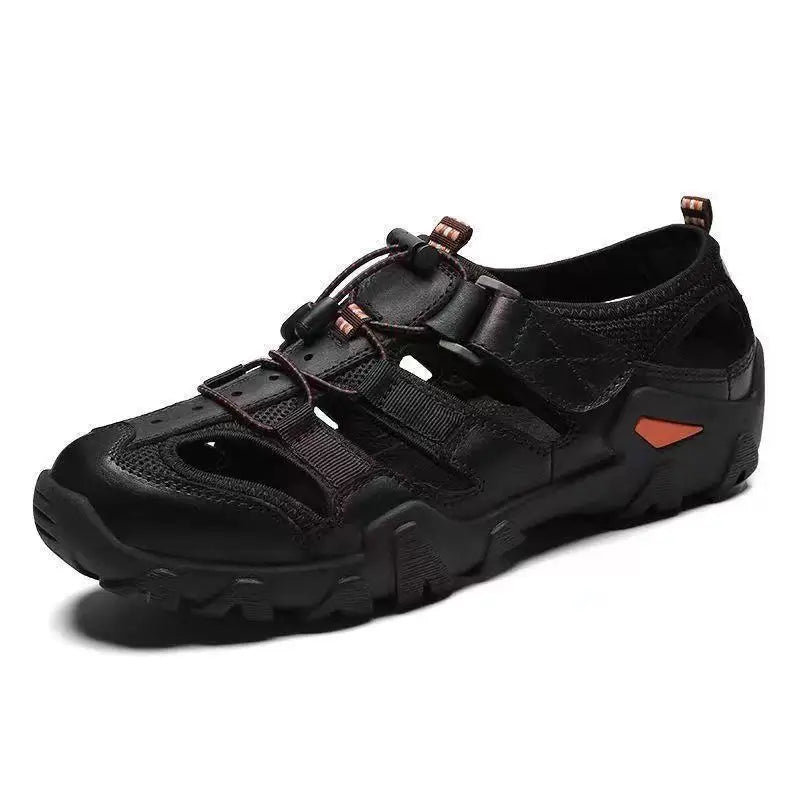 New Summer Men's Sandals – Genuine Leather, Antiskid, Breathable Outdoor Footwear image 8