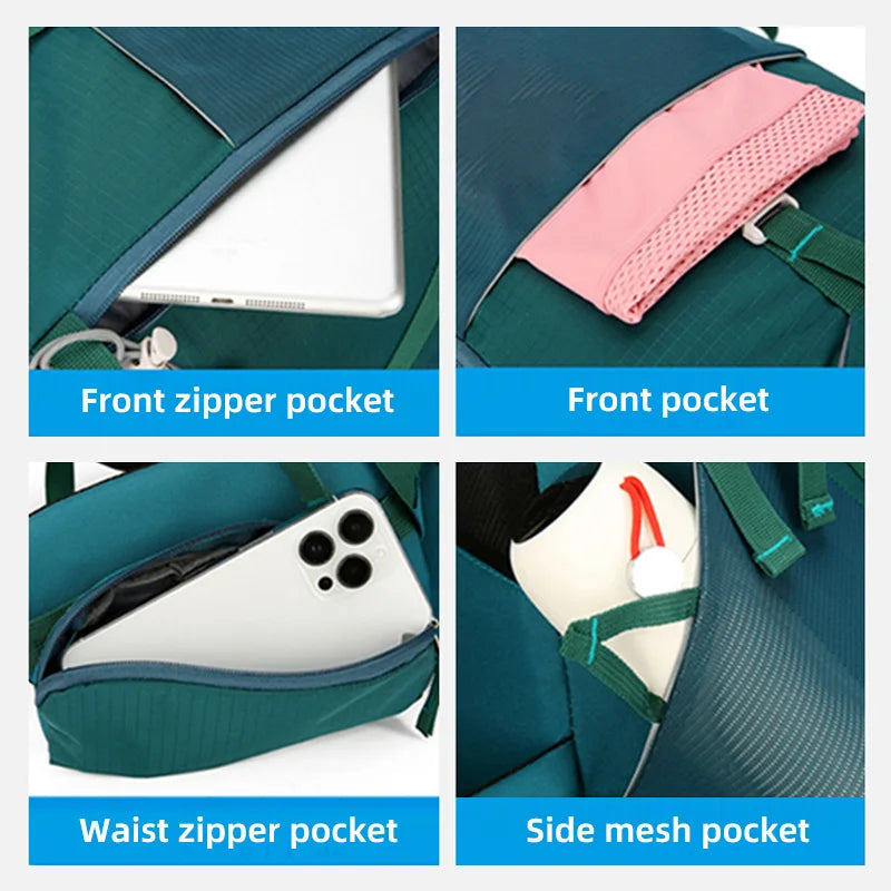 Versatile 40L Waterproof Camping Backpack for Outdoor Adventures image 4