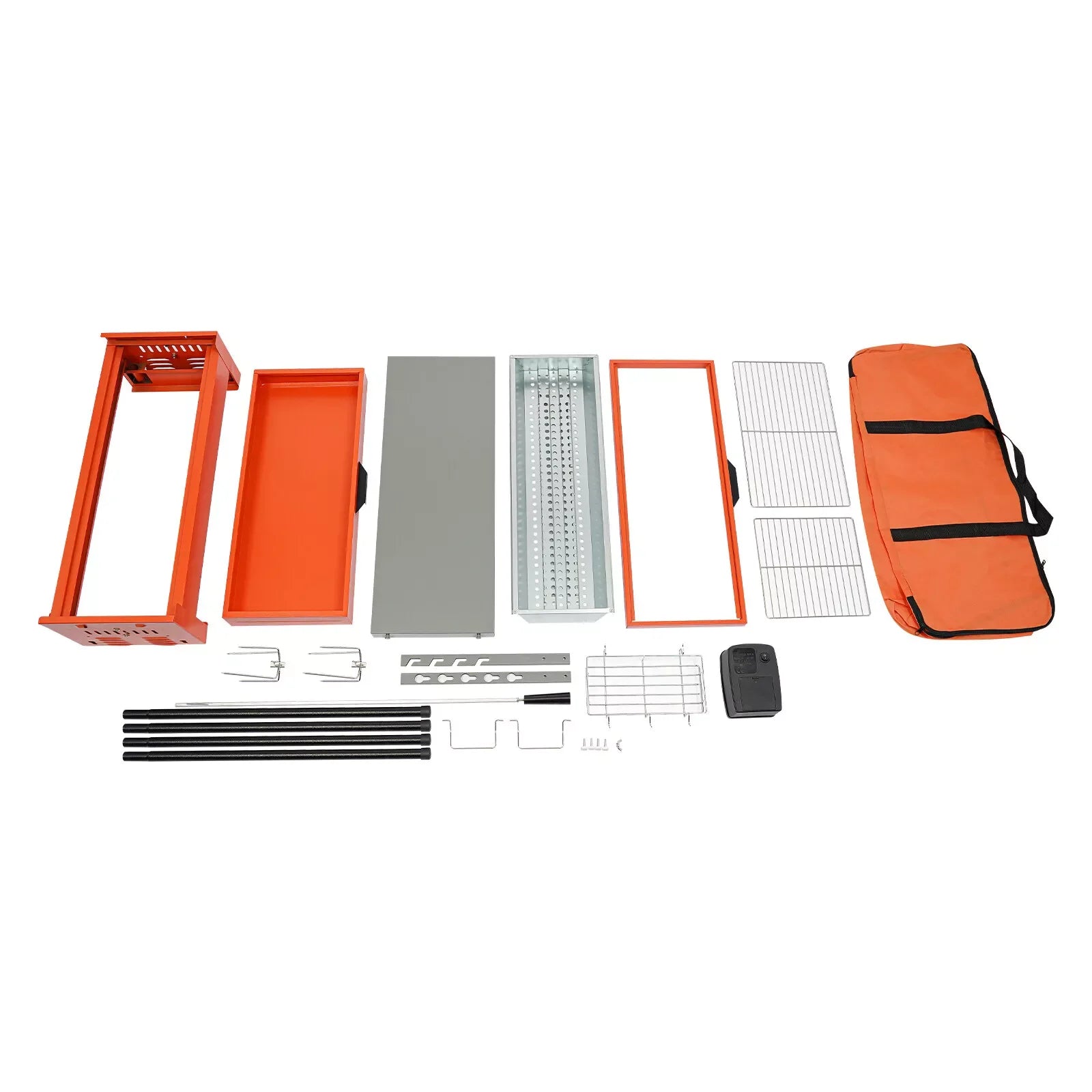 Versatile BBQ Grill with Detachable Side Table for Outdoor Cooking image 4