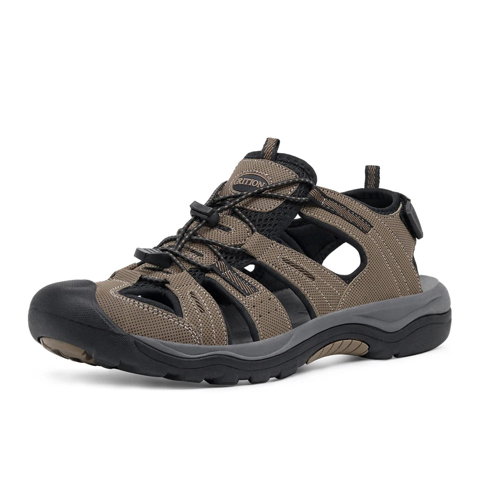 GRITION Men's Summer Sport Sandals – Comfortable Outdoor Footwear image