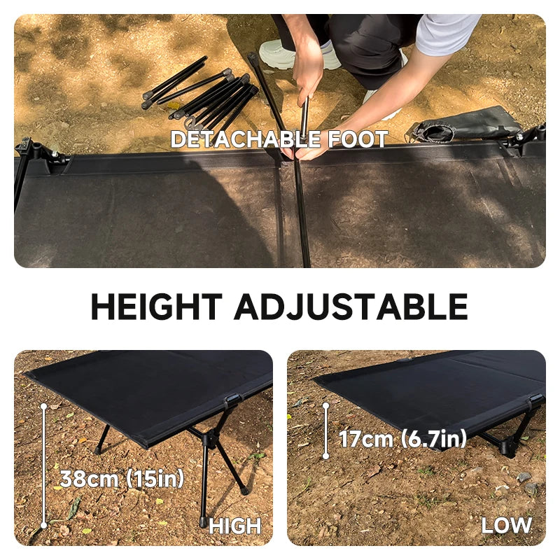 WESTTUNE Ultralight Mesh Camping Bed – Perfect for Outdoor Adventures image 4