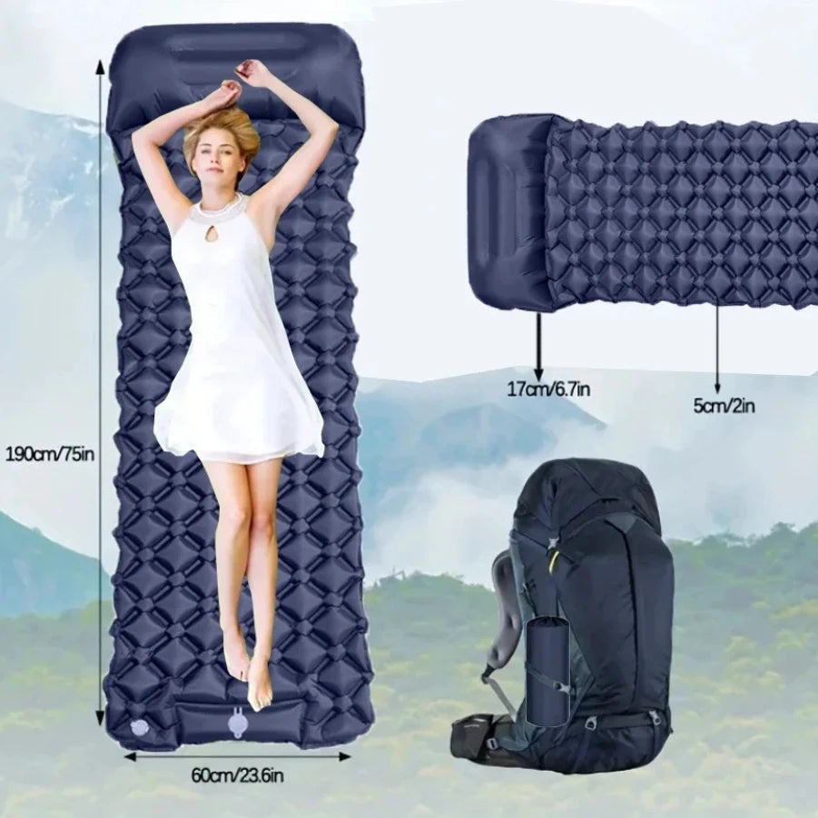 Outdoor Camping Inflatable Mattress – Ultimate Comfort for Adventurers image 0
