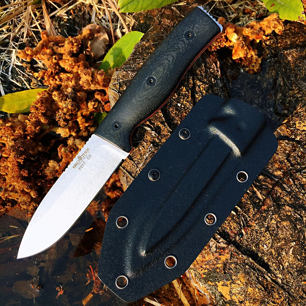 Brother Knife F017: Precision Bushcraft and Hunting Tool - black image