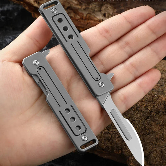 Stainless Steel Double Pipe Emergency Survival Whistle – Portable Keychain Tool image 0