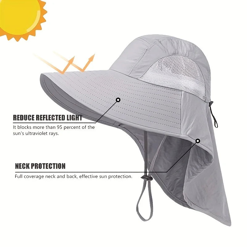 Men's Wide-Brimmed Sun Hat – Perfect for Outdoor Adventures image 5