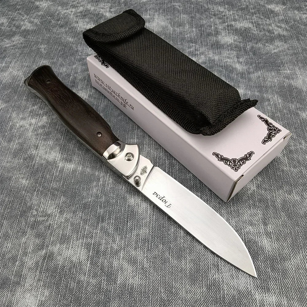 Russian Style Manual Pocket Knife – Perfect Outdoor &amp; Survival Tool image 6
