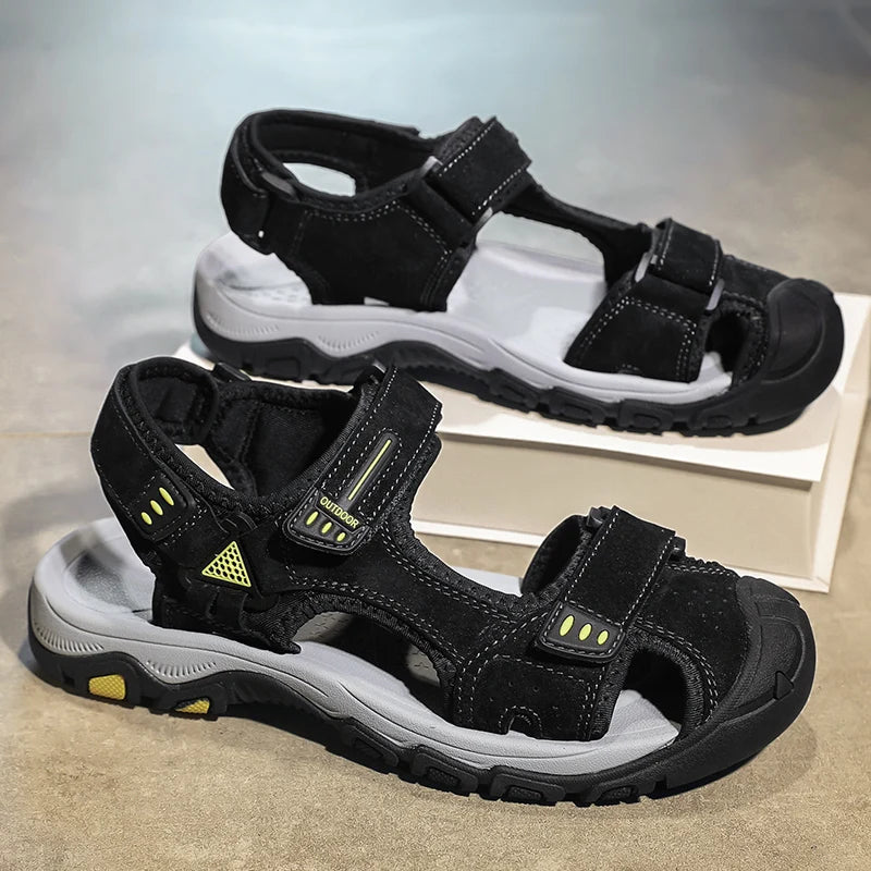 Summer Baotou Men Sandals – Lightweight Outdoor Sports Footwear image 2