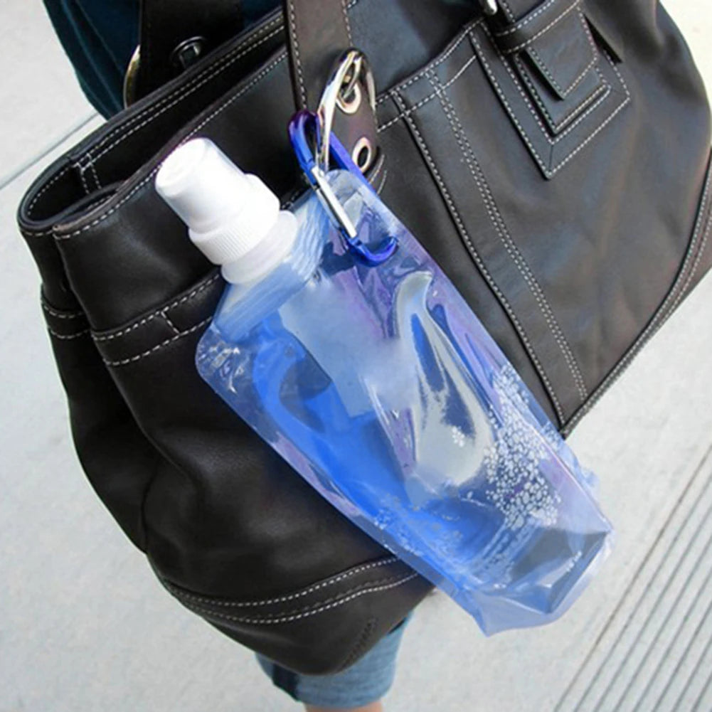 Collapsible Water Bottle Canteen – Perfect for Biking, Hiking &amp; Travel image 0