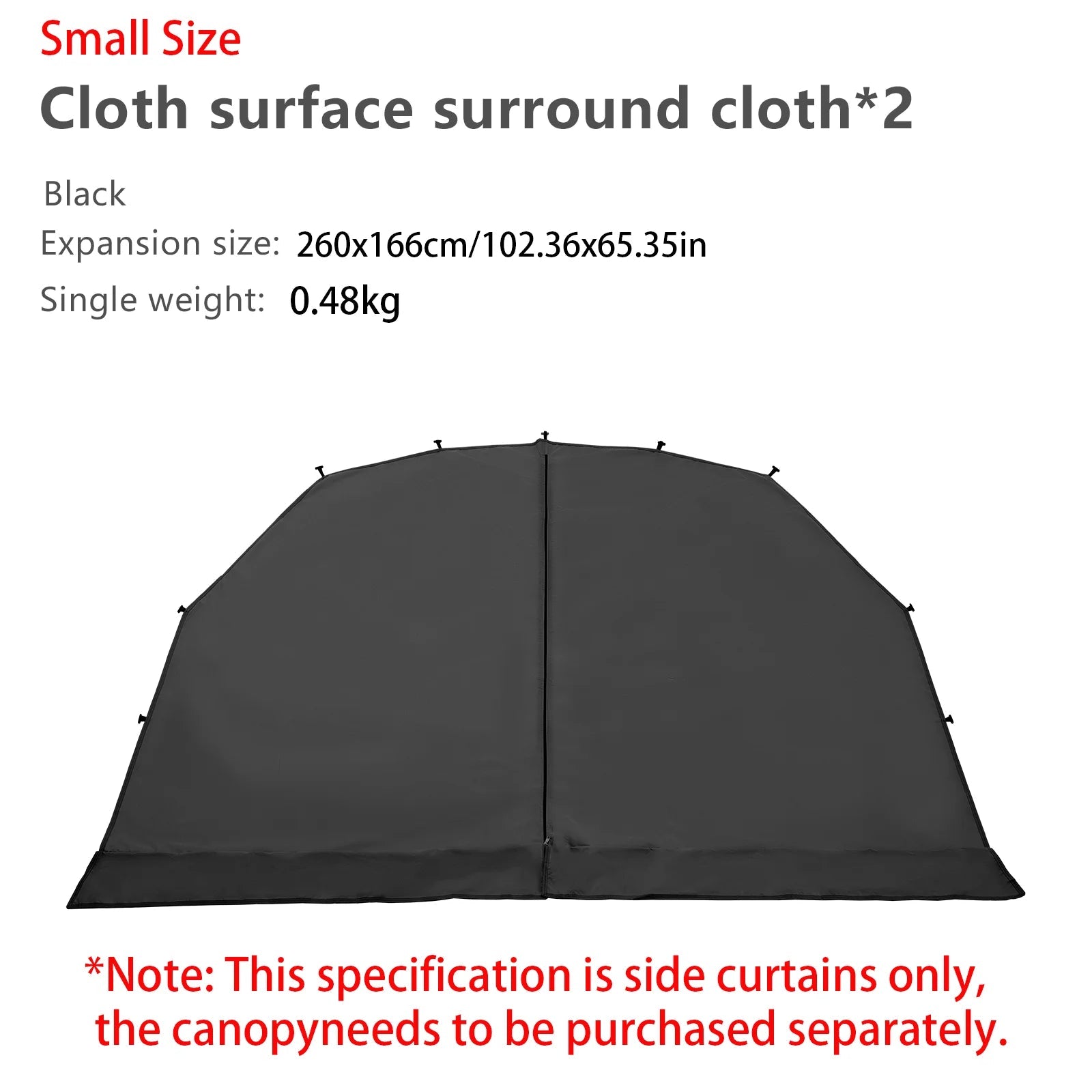 BISINNA Outdoor Camping Dome Tent – Luxury Canopy for Family Picnics - S cloth 2pcs image