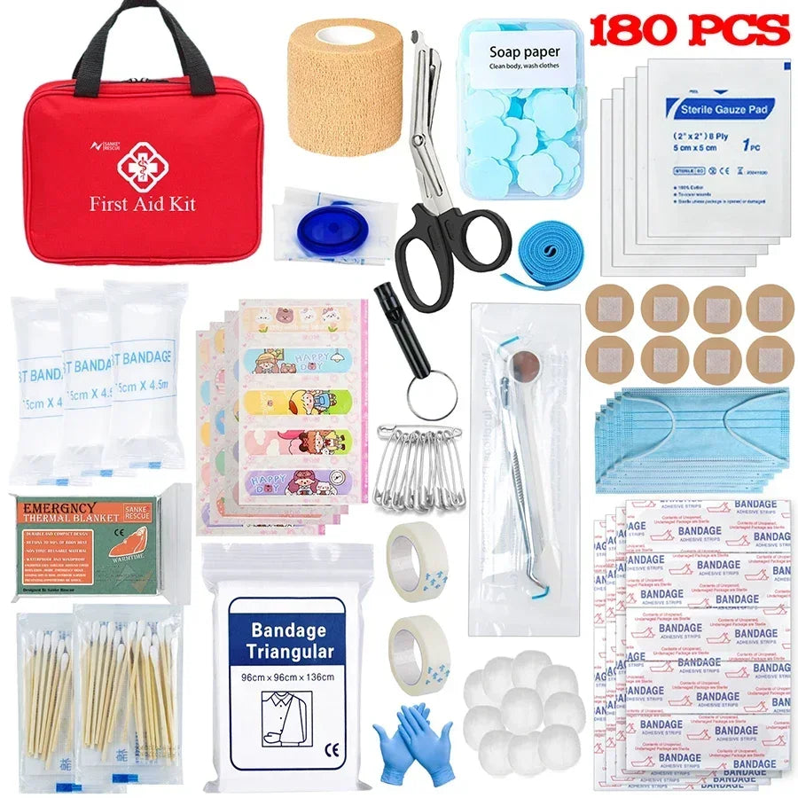 First Aid Kit 26-330 Piece All-Purpose Tactical Emergency Kit image 7