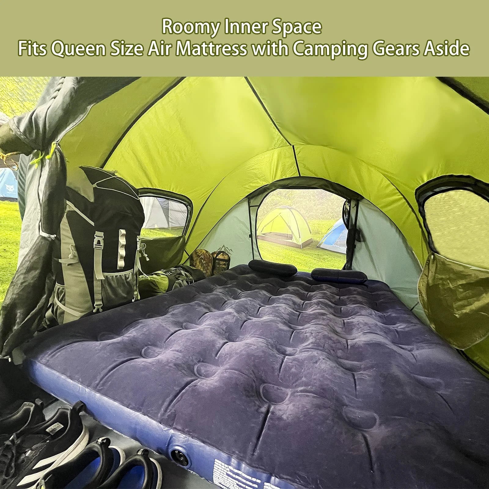 Outdoor Adventure Made Easy: 3-4 Person Automatic Pop Up Tent image 4