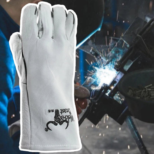 Extended Welding Gloves – Fireproof, Heat-Insulating, and Scald-Resistant image 0