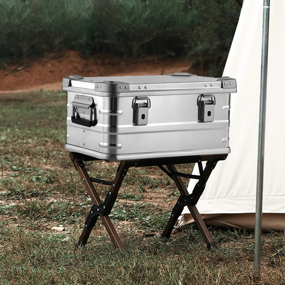 30-80L Aluminum Alloy Large Capacity Storage Box for Outdoor Adventures image 4