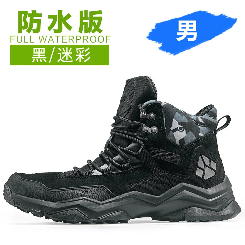 RAX Mid-Top Waterproof Hiking Shoes – Perfect for Outdoor Adventures image