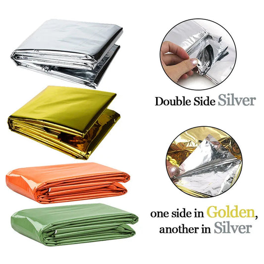 Folding Emergency Blanket – Essential Outdoor Survival Gear image 1
