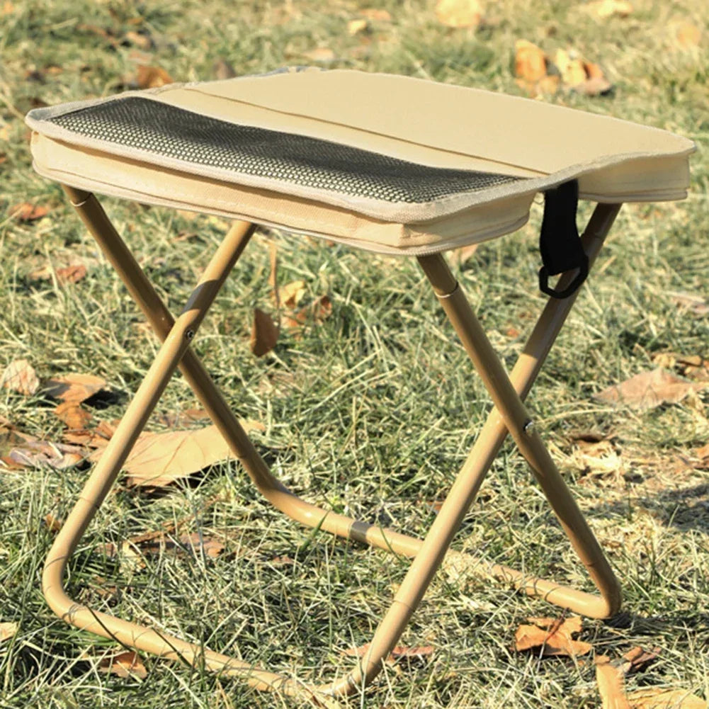 Foldable Backpack Stool – Portable Camping Chair for Outdoor Adventures image 1