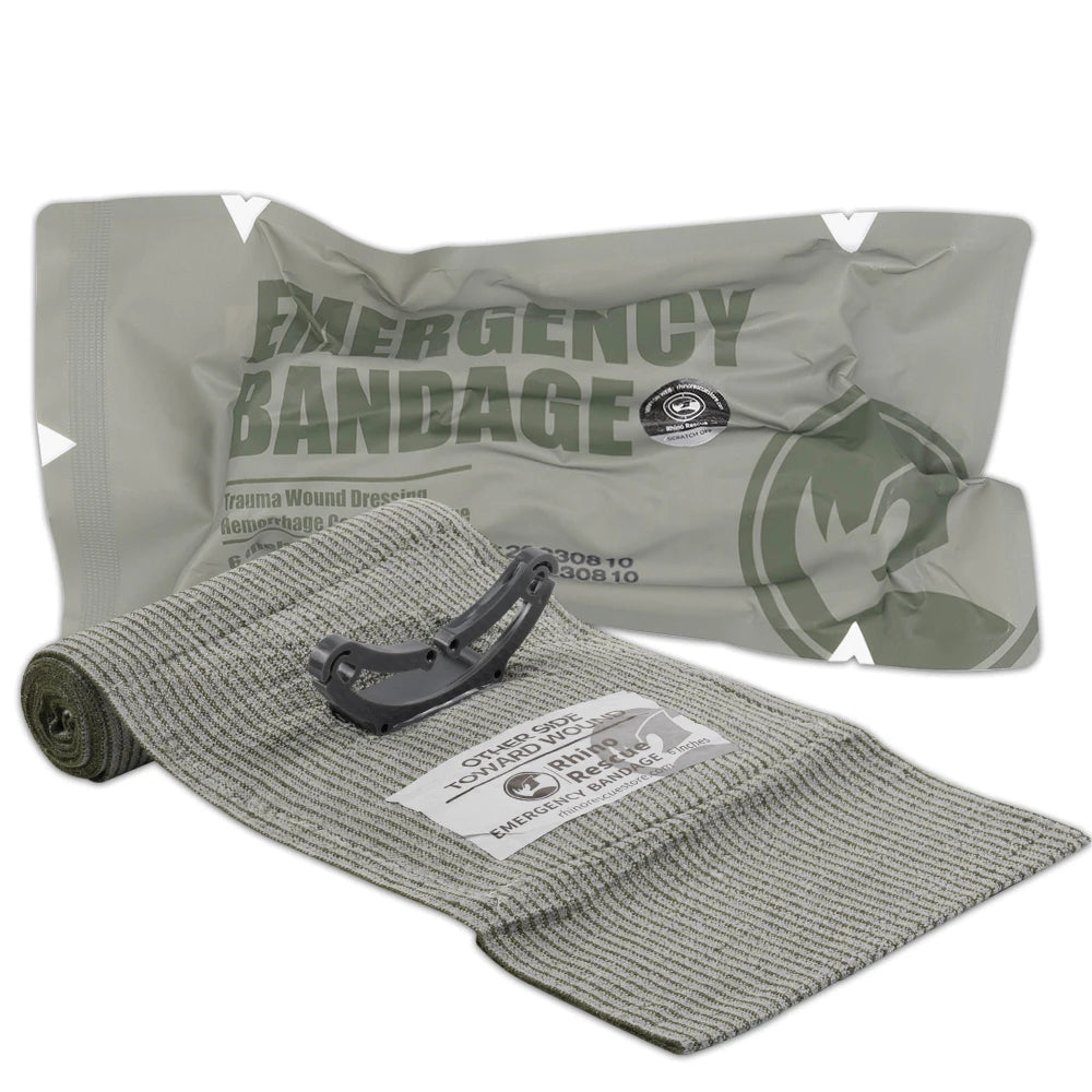 RHINO RESCUE 4/6" Israeli Style Emergency Bandage – Tactical First Aid Essential image 7