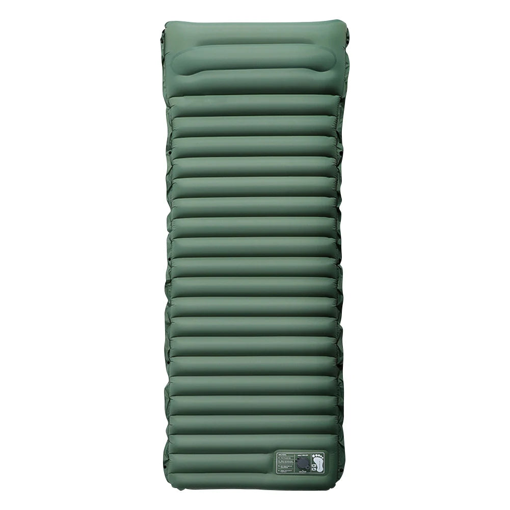10cm Self-Inflating Sleeping Mat with Foot Pump &amp; Pillow – Ultralight Camping Essential image 6