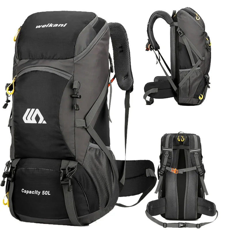50L Travel Backpack for Men – Waterproof Hiking &amp; Camping Bag image 0